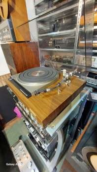 Preview: SONY PS 2310 Studio-Laufwerk 1965 Holzfolie woodcase belt Drive Ortofon